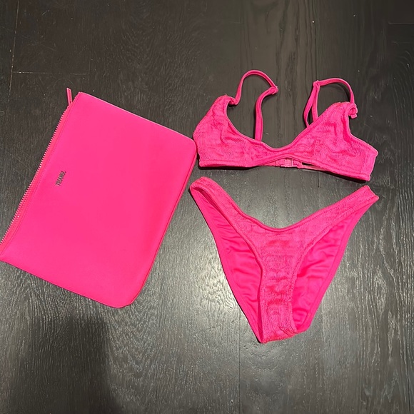 triangl swimwear Other - Triangl hot pink swimsuit